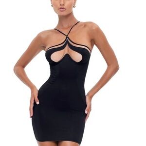 God Save Queens Black Mia Dress